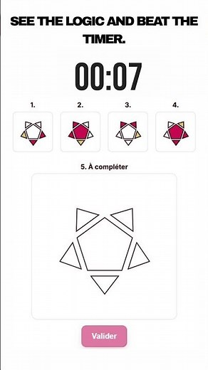 Abstract Reasoning Training: Pentagrams
