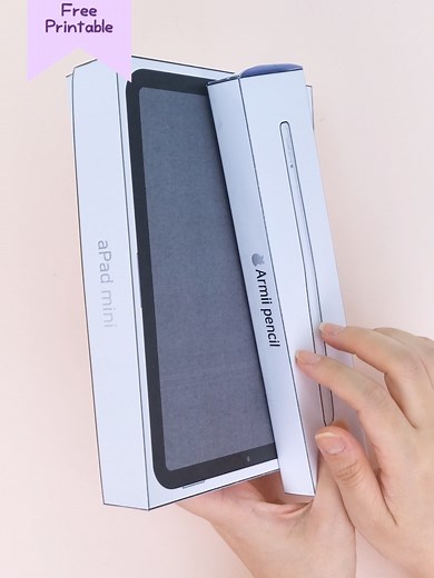 수제 아이패드 미니 스퀴시 만들기🩷| DIY iPad mini squishy #무료도안 | squishy