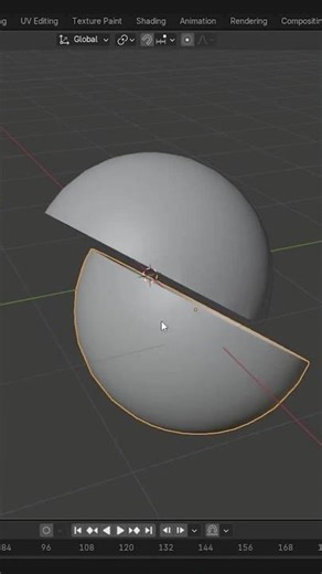 How to cut through object using bisect tool in Blender