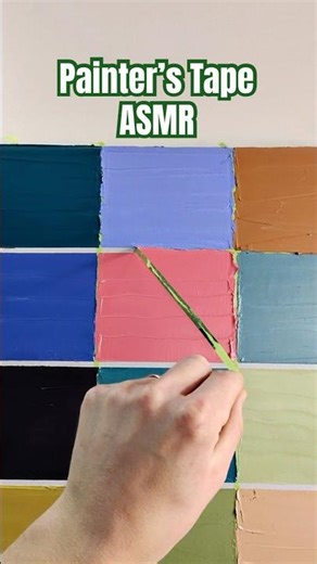 Painter’s tape ASMR for the soul