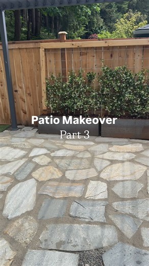 Sally - DIY | Home Design | Gardening on Instagram: "It took me months to find the right product for my wide jointed flagstone patio but let me tell you I found it!! @romexhardscapes sells this material called Rompox eco-fine resin sand - it looks and feels like sand during installation, but once it has set and cured, it’s as hard as concrete. It’s pressure washable, ant resistant, weed resistant, BUT unlike concrete, it’s permeable! Genius. It’s a ready-mixed joint mortar and is super easy to a