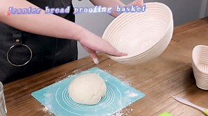 7 inch Banneton Proofing basket set of 2 - Proofing Bowls for Sourdough Bread Organic Bread Baskets for Professional Bread Baking