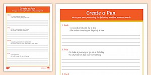 Create a Pun Worksheet