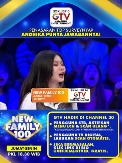 Keseruan Tebak Survey Keluarga di New Family 100