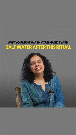 Jaya Karamchandani-Numerology on Instagram: "💡 Why You Must Wash Your Hands With Salt Water After this Ritual #ekshakti #jayakaramchandani #salt #homecleansing"