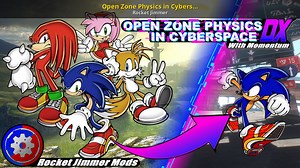 Open Zone Physics in Cyberspace DX (With Momentum) Mod for Sonic Frontiers | Frontiers Mods