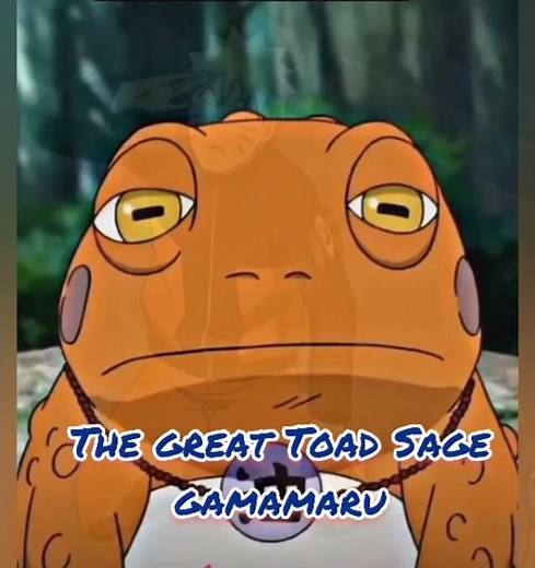 The great Toad Sage Gamamaru #naruto#anime#sagemode#gamamaru