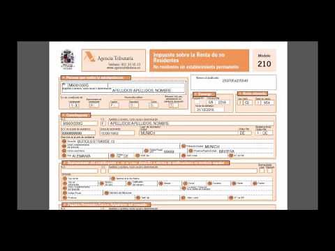 IRNR- MODELO 210 IMPUTACION DE RENTAS (umh1431sp 2016-17)