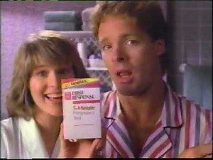 First Response (1990) Television Commercial - 5-Minute Pregnancy Test