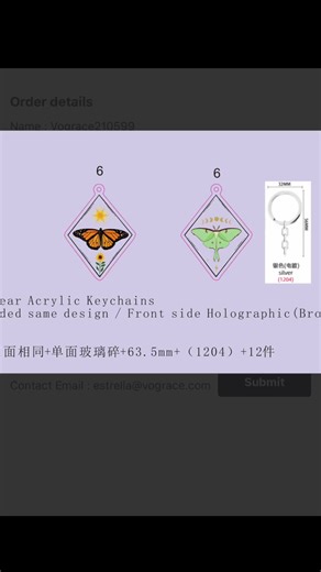 #smallbusiness #keychains #mothart #butterflyart #witchyart