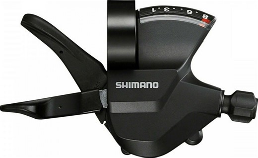 Shimano SL-M315-8R ESLM3158RA Δεξιός Λεβιές Ταχυτήτων Ποδηλάτου Rapidfire Plus 8SP