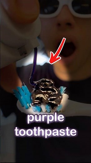 this is "purple toothpaste" 😬