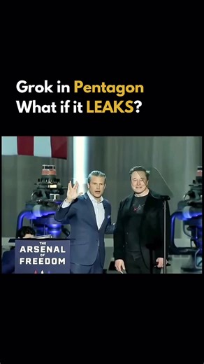 Artificially Influenced | AI on Instagram: "Grok AI joins DoD for classified document power. Pete Hegseth announces Grok from xAI joining genai.mil to bring world-leading AI models to unclassified and classified networks across the Department of Defense going live this month. This enables AI for military applications like agentic systems and cyber defense in both open and secret environments. Viewers feel intense fear about AI accessing classified documents wondering if it strengthens defense or