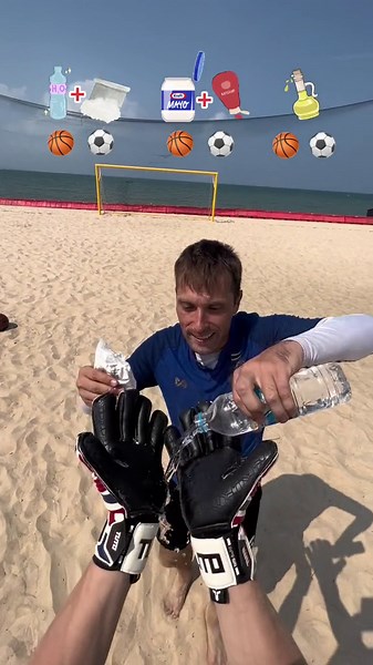 Jaw dropping beach and water goals in football highlights