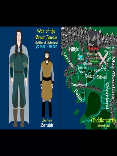 Dagor Bragollach Aftermath | War of Great Jewels | LOTR Shorts