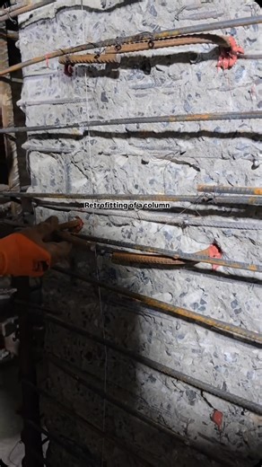 Engr Jebran khan | Retrofitting of a column involves strengthening or upgrading it to improve its load-carrying capacity, durability, or resistance to... | Instagram
