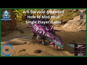 Ark Survival Ascended [PS5} How to Mod Your Single Player Game