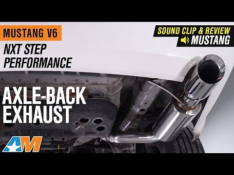 2005-2009 Mustang V6 Nxt Step Performance Axle-Back Exhaust Review & Install
