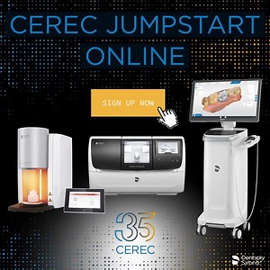 CEREC Jumpstart Course - Online and On-Demand! Designed for those who are unable to attend our hands-on face to face CEREC Jumpstart course and would like to learn about CEREC at their own pace. Learn the basics and fundamentals of CAD/CAM ceramic dentistry which are critical to the success of these procedures. Register now: https://cvent.me/ZQk7A3 #CEREC #digitaldentistry #neverstopbeingprime #inspiringconfidence #dentsplysironaanz | Dentsply Sirona | Facebook