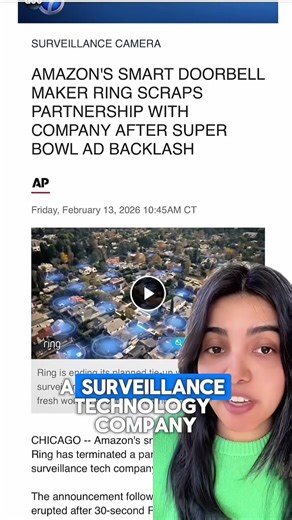 Ring Cancels Flock Safety Partnership After Backlash #shorts