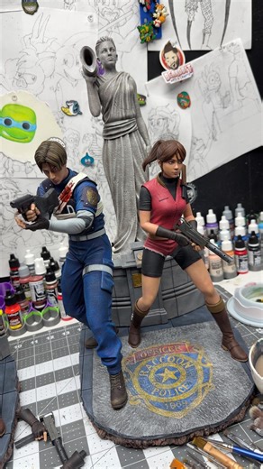 Custom Painted Resin Resident Evil 2 Classic Statue - Etsy Canada
