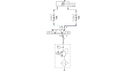 FluidSIM-P—气动回路的绘制与模拟