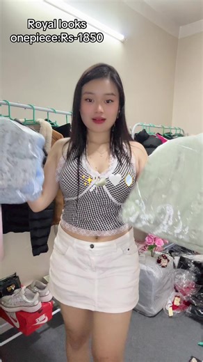 Stylish One-Piece Outfits in Mint Green and Baby Blue