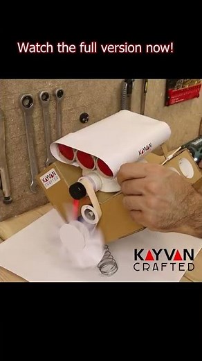 Supercharged V8 from Cardboard