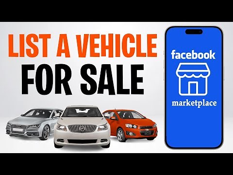 How to List a Vehicle for Sale on Facebook Marketplace (Sell a Car on FB Marketplace) ✅