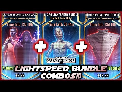 The Best Lightspeed Bundle Combos in SWGOH!