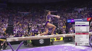 98K views · 3K reactions | Senior night perfection. The third 10 in the country on beam goes to Aleah Finnegan  SECN+ | LSU Gymnastics | Facebook