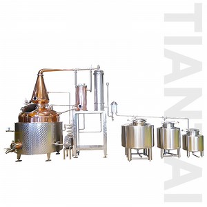 [Hot Item] Customized Copper Hybrid Still Distiller with Pot Plate Column Gin Basket for Whisky Gin Vodka Brandy Distillery 200L 300L 500L 1000L 1500L 2000L