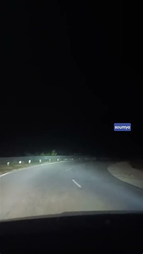 😊 "Nighttime cruisin' 🚗💡, winding roads 🛣️, pure thrill 🚀 #nightdrive #mountainroads #freedom"