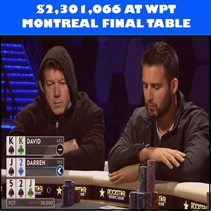 2.9K views · 22 reactions | $2,301,066 at wpt montreal final table | Record | Facebook