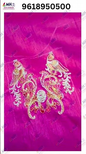 Advanced Maggam Work The Secret to Success with MH Computer Embroidery Machine #aaribusiness