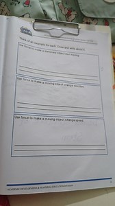 Examples of Using Force to Affect MotionUse force to make a s... | Filo