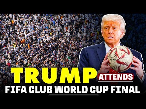 U.S. President Donald Trump departs Teterboro airport to attend FIFA Club World Cup final