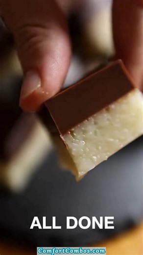 🥥🍫 3-Ingredient Chocolate Coconut Bars 🍫🥥 I make these when I want something sweet and no-bake that feels rich without any effort. That chocolate and coconut combo always vanishes fast once it hits the fridge. 😊 INGREDIENTS: Main Ingredients: - 2 cups shredded coconut (sweetened or unsweetened) - 1/2 cup sweetened condensed milk - 1 cup chocolate chips .... 👇 Full Recipe in Comment 💬 | Comfort Combos