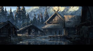 Imad Awan - Concept Artist and Illustrator - Viking Village