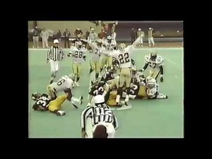 New Orleans Saints Goal Line Stand vs Steelers 1987