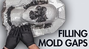 In this FREE excerpt from the Stan Winston School course, 'Silicone Mask Making Part 1: Epoxy & Fiberglass Molding', Immortal Masks’ lead mold maker, Mike Cooke, explains how to fill undercuts using different types of Free Form. | Stan Winston School of Character Arts