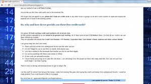 valid credit card numbers for free and with 2$ minimum amount