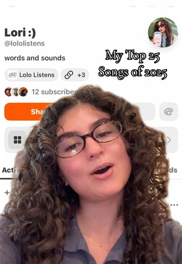 My top 25 songs of 2025!! On my substack @ lololistens check it outttttt #musictok #substack #musicjournalism #writer #popculture