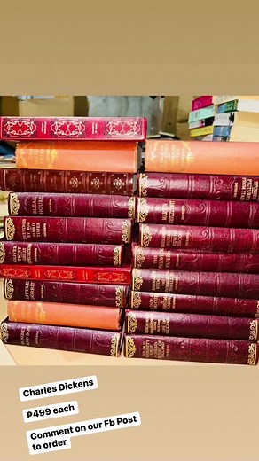 1.7K views | Charles Dickens books  ₱499 each only *Vendetta in Spain and Gateway to Hell - ₱199 each COMMENT MINE + TITLE | Bookchigo | Facebook
