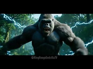 King Kong vs Alien Creatures | Epic Battle on Skull Island (4K Cinematic)