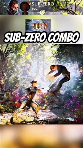 Sub-Zero Combo for 412 Damage in MK1 #subzero #mk1 #mortalkombat