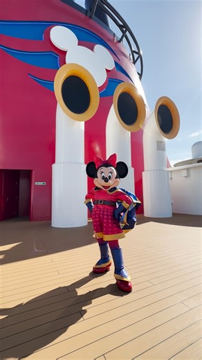 58K views · 661 reactions | Hero Minnie has made her grand entrance! 隸‍♀️ Meet her aboard the @disneycruiseline Disney Destiny, arriving later this year. | Minnie Mouse | Facebook