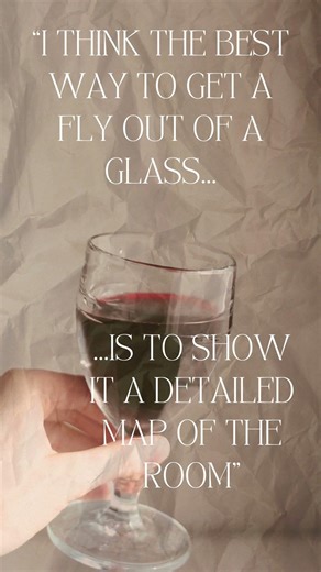 The Best Way to Get a Fly Out of Your Glass #inspiration #habitsthatchangeyourlife