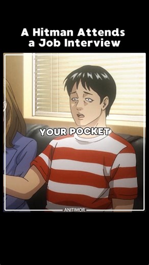 A hitman attends a Job interview 💼 #anime