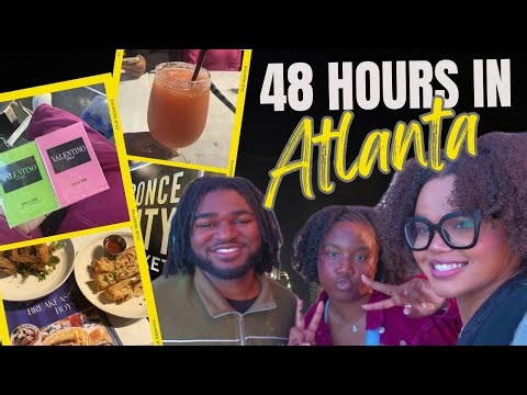 48 HOURS IN ATLANTA😳: (Party Bus, Ponce City?, Brunch)